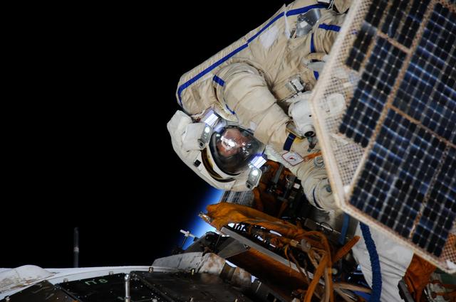NASA image: Skripochka during EVA