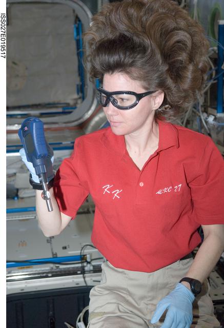 NASA image: Coleman with Conductivity Meter