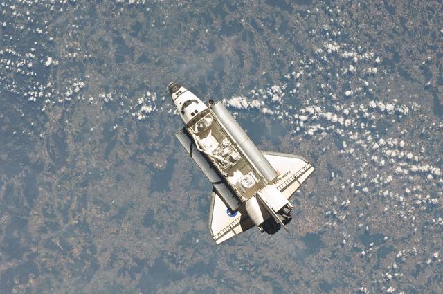 Endeavour on Approach to ISS during the STS-134 Mission