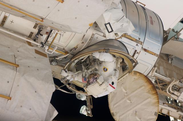 NASA image: Feustel during EVA 1 Ingress