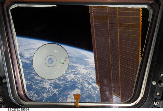 NASA image: Personal Item in the Cupola