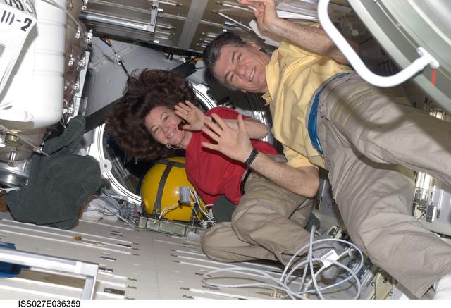 NASA image: Expedition 27 Crewmembers Bid Farewell