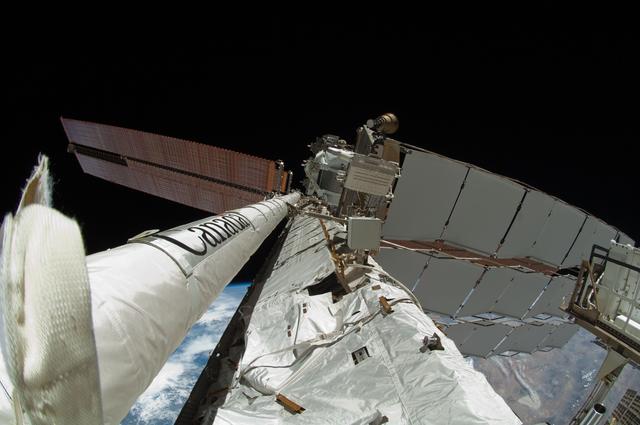 NASA image: View of the EIBA installed on the S1 Truss