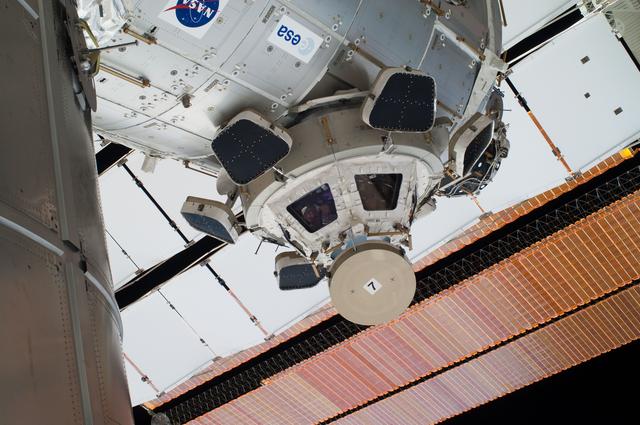 NASA image: Exterior view of the Cupola