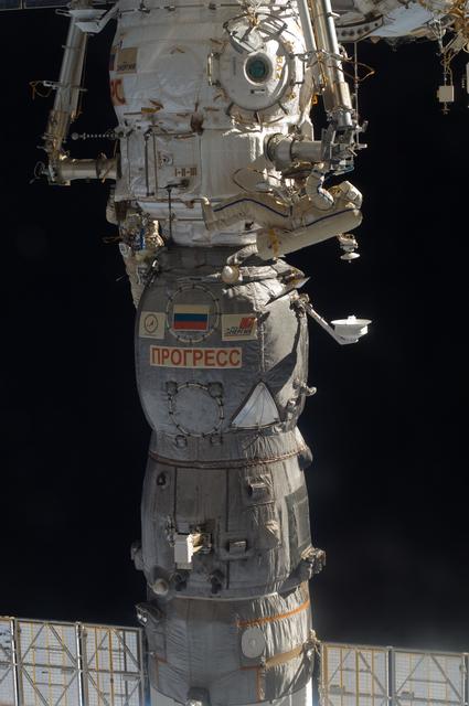 NASA image: Volkov and Samokutyaev during Russian EVA 29