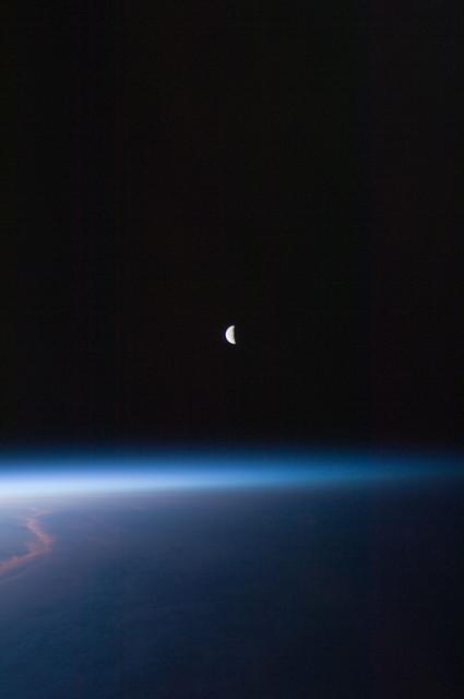 NASA image: Lunar observation taken by the Expedition 28 crew