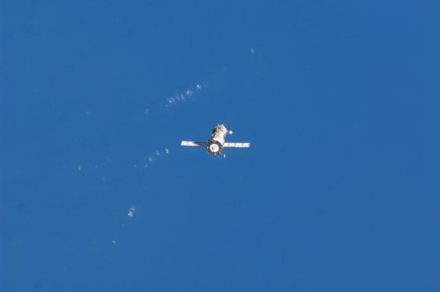 NASA image: Soyuz TMA-21 spacecraft departs ISS