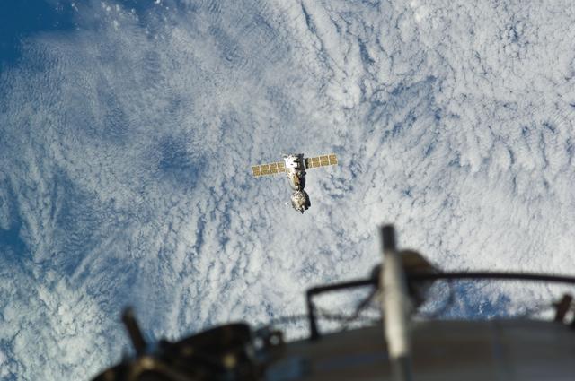 NASA image: Soyuz TMA-21 spacecraft departs ISS