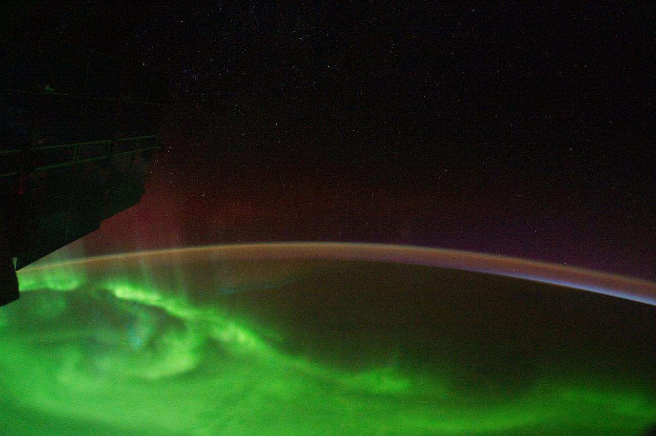 ISS029-E-007473 (18 Sept. 2011) --- This is one of a series of night time images photographed by one of the Expedition 29 crew members from the International Space Station. It features Aurora Australis, airglow, Earth?s Terminator and parts of the southeast Indian Ocean. Nadir coordinates are 51.53 degrees south latitude and 129.80 degrees east longitude.