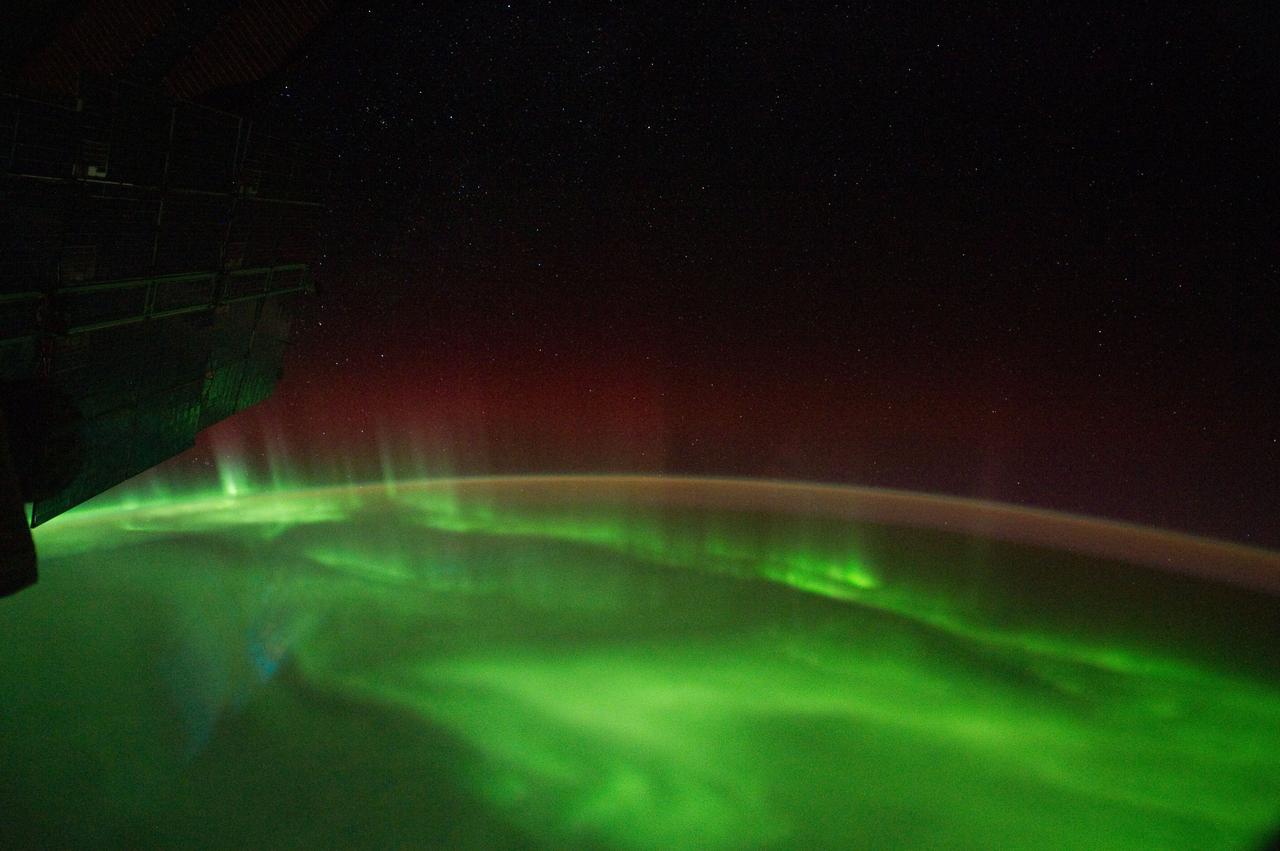 ISS029-E-007500 (18 Sept. 2011) --- This is one of a series of night time images photographed by one of the Expedition 29 crew members from the International Space Station. It features the Aurora Australis, airglow and parts of the southeastern Indian Ocean. Nadir coordinates are 50.66 degrees south latitude and 137.70 degrees east longitude.