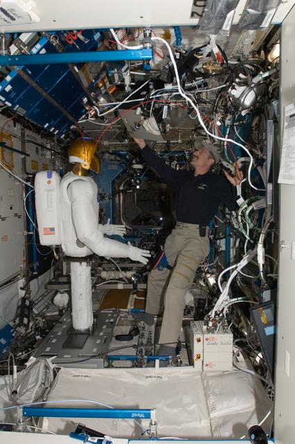 NASA image: Robonaut 2 in the U.S. Laboratory