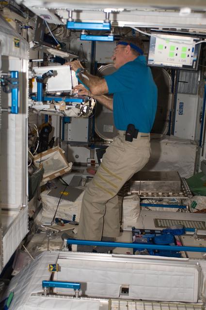 NASA image: Burbank works on the EPIC in the Node 2