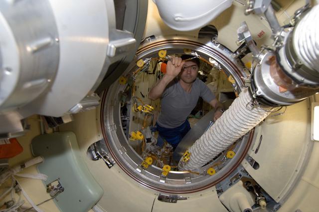 Kononenko in the MRM-1 Hatch