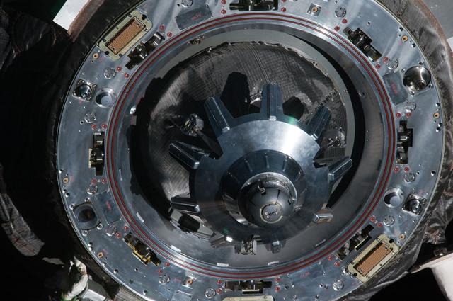 NASA image: Docking Mechanism on the Unpiloted Russian Progress Spacecraft