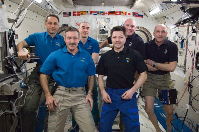 NASA image: Expedition 30 Crewmembers in the JPM