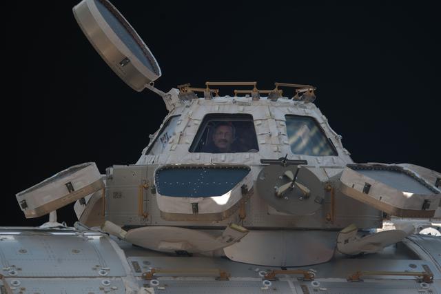 NASA image: Burbank in Cupola Module