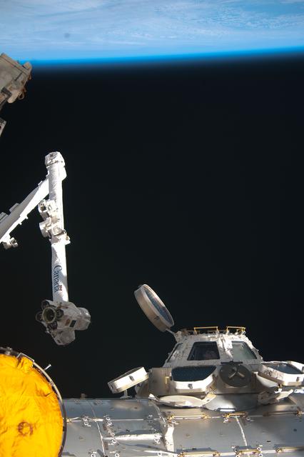 NASA image: Pettit in the Cupola Module