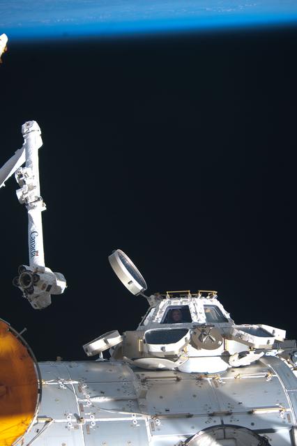 NASA image: Kuipers in the Cupola Module