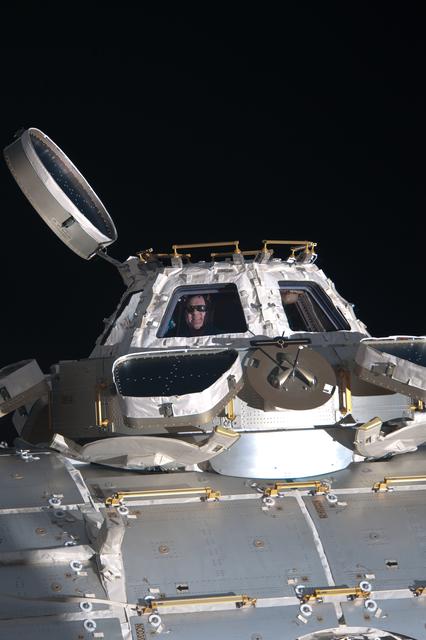 NASA image: Kuipers in the Cupola Module