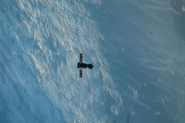 NASA image: Soyuz TMA-22/28S departs the ISS