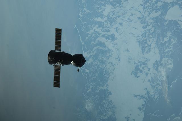 NASA image: Soyuz TMA-22/28S departs the ISS