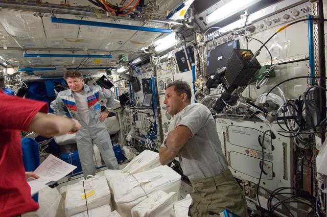NASA image: Kononenko, Padalka and Acaba in Columbus