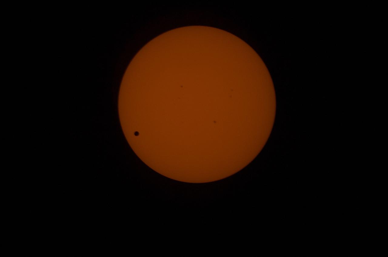 Transit of Venus as seen at 762nm in the CO Module.