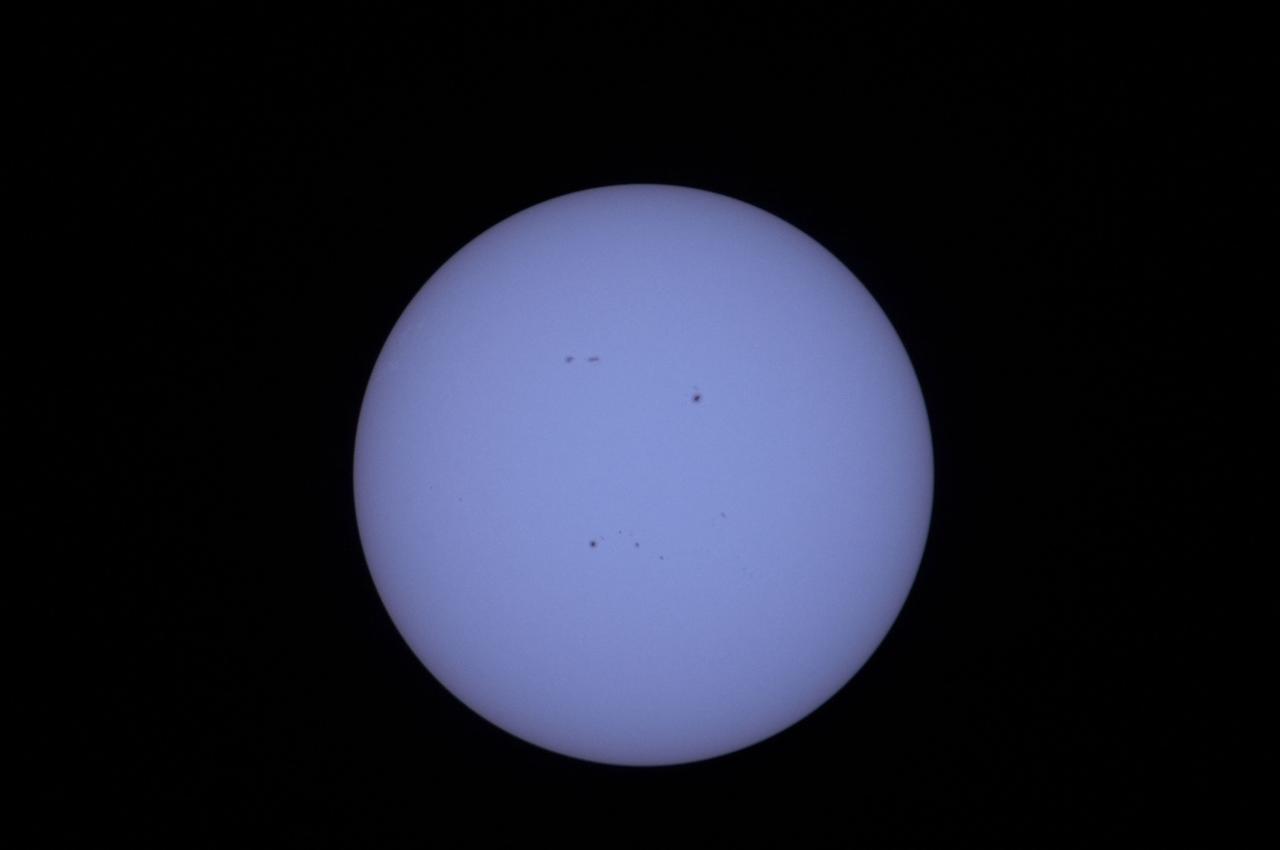 Transit of Venus as seen from the CO and Cupola Modules.