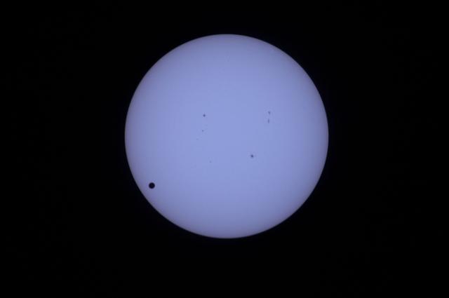 NASA image: Solar Observations taken during the Transit of Venus (Post-Second Contact)