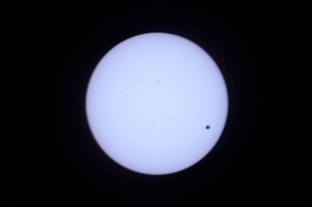 NASA image: Solar Observations taken during the Transit of Venus (Between Second and Third Contacts)