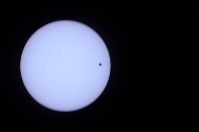 NASA image: Solar Observations taken during the Transit of Venus (Between Second and Third Contacts)