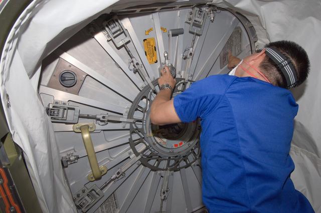 NASA image: View of Expedition 32 Crew Members during HTV3 Ingress