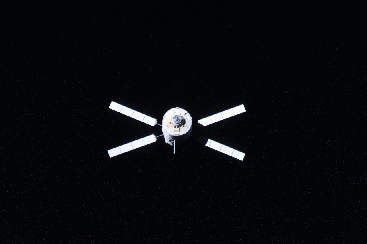 ISS033-E-007980 (28 Sept. 2012) --- European Space Agency's "Edoardo Amaldi" Automated Transfer Vehicle-3 (ATV-3) begins its relative separation from the International Space Station during the Expedition 33 mission. The ATV-3 undocked from the aft port of the Zvezda Service Module at 5:44 p.m. (EDT) on Sept. 28, 2012. The ATV-3 is scheduled to deorbit on Oct. 2 for a fiery re-entry over the Pacific Ocean that will destroy the trash-filled spacecraft. Inside the ATV-3 is the Re-Entry Breakup Recorder that will record various data such as temperature, pressure and speed as the resupply craft burns up during its return to Earth. Experts will use that data to design safer and more predictable destructive re-entry techniques.