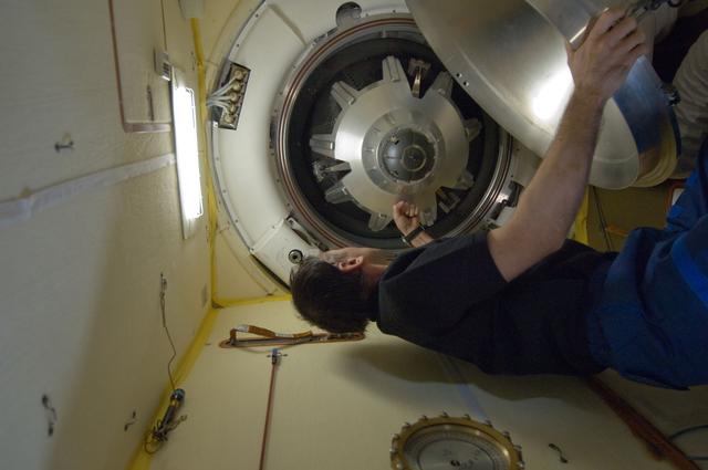 NASA image: MRM2 hatch opening