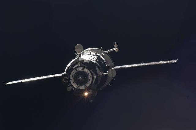 NASA image: Soyuz TMA-05M Spacecraft departs from the ISS