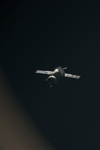 NASA image: Soyuz TMA-05M Spacecraft departs from the ISS