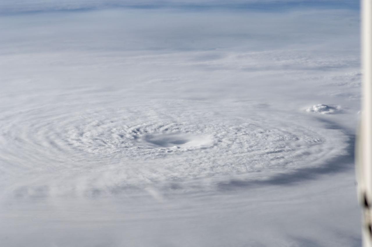 ISS034-E-005437 (2 Dec. 2012) --- One of the Expedition 34 crew members aboard the International Space Station captured this still image of Super Typhoon Bopha on Dec. 2, 2012.  The storm was bearing down on the Philippines with winds of 135 miles per hour. Meteorologists are predicting that the storm will make landfall on Mindanao in the early morning of Dec. 4 local time, as either a category 4 or 5.