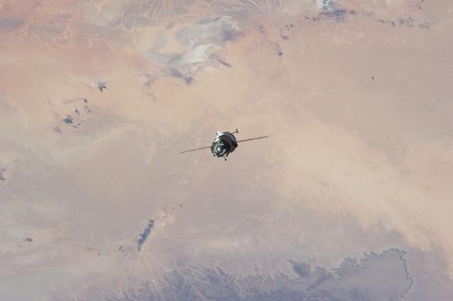 NASA image: Arrival of Soyuz Spacecraft (TMA-07M)
