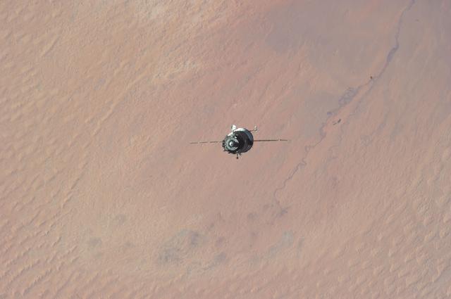 NASA image: Arrival of Soyuz Spacecraft (TMA-07M)