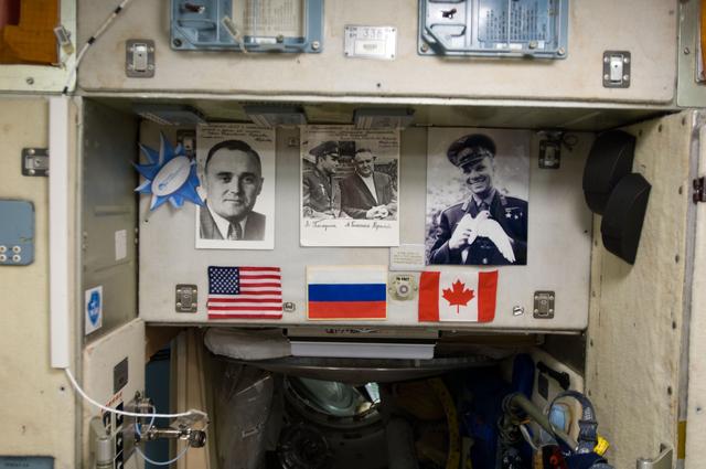 NASA image: Photos above SM Hatch