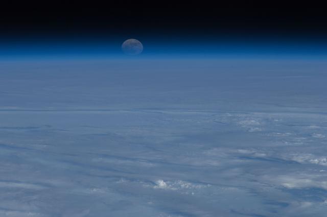 Lunar Observations taken by Expedition 34 crewmember