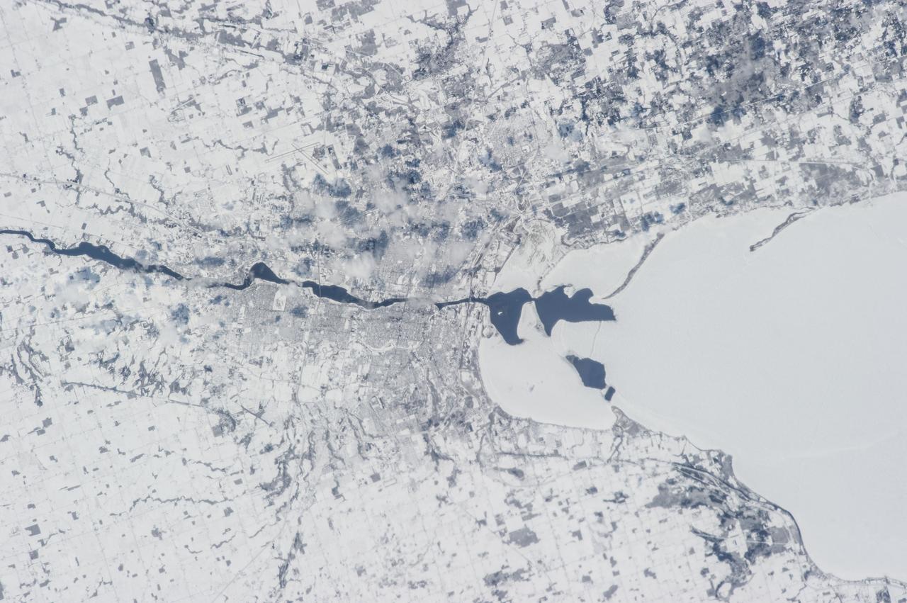 Earth observation taken by the Expedition 35 crew aboard the ISS.