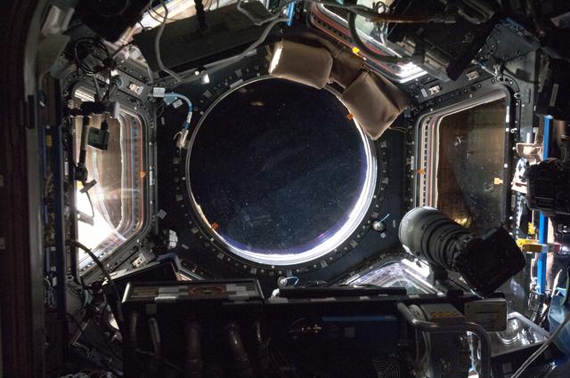 NASA image: Interior view of the Cupola