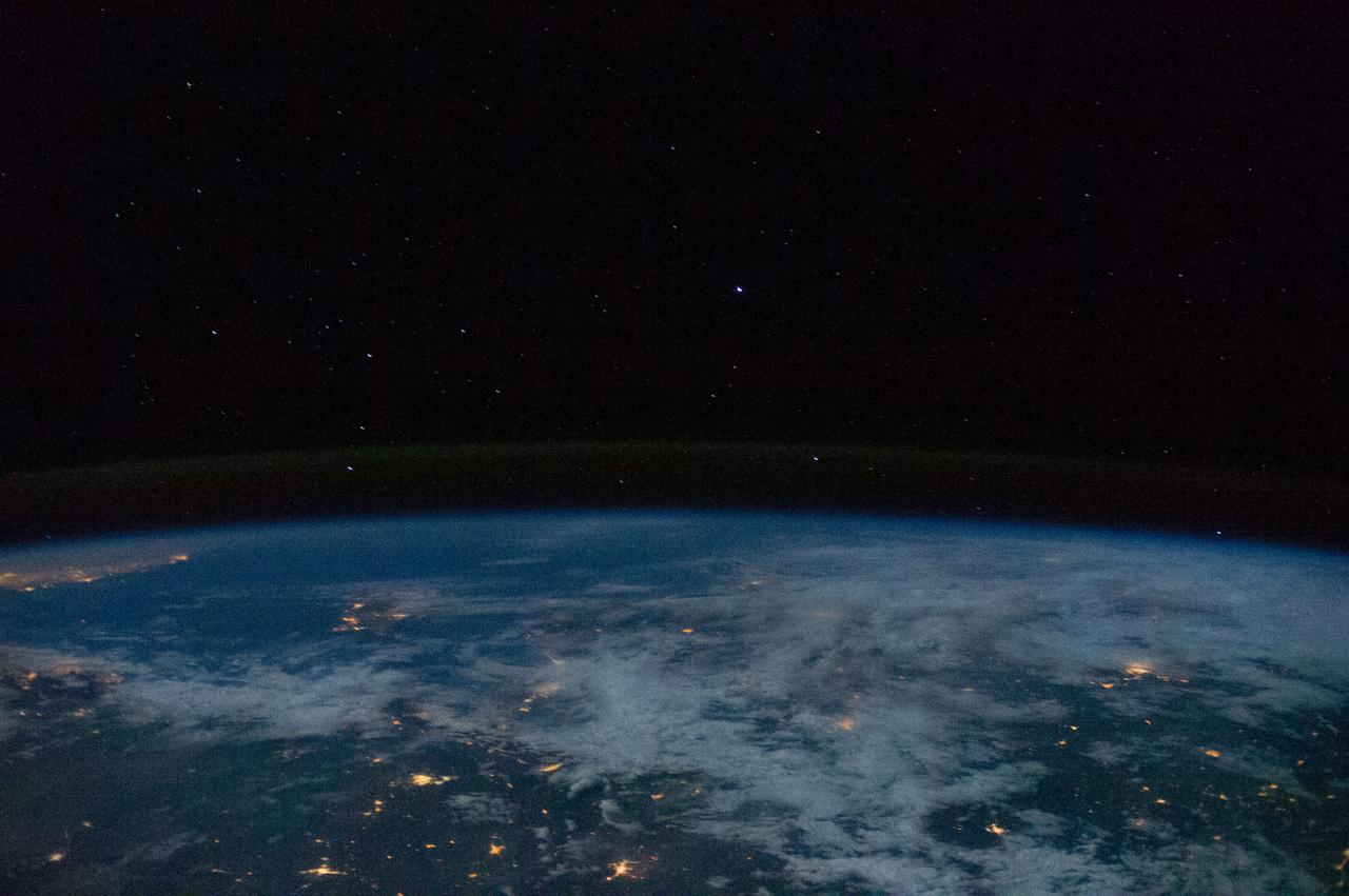 Nighttime Earth observation taken by the Expedition 35 crew aboard the ISS.