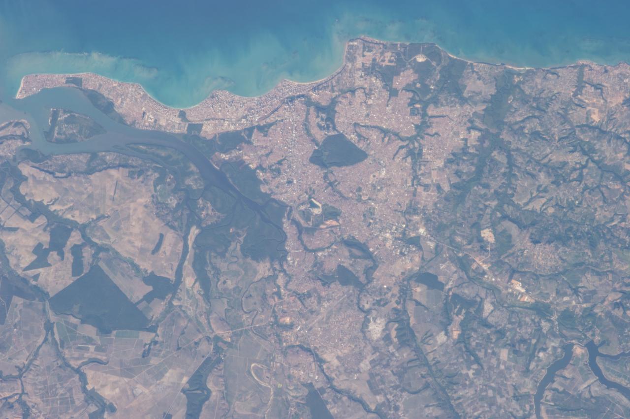 Earth observation taken by the Expedition 35 crew aboard the ISS.