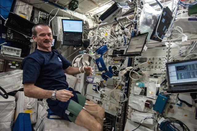 Hadfield during BP Reg Experiment Operations