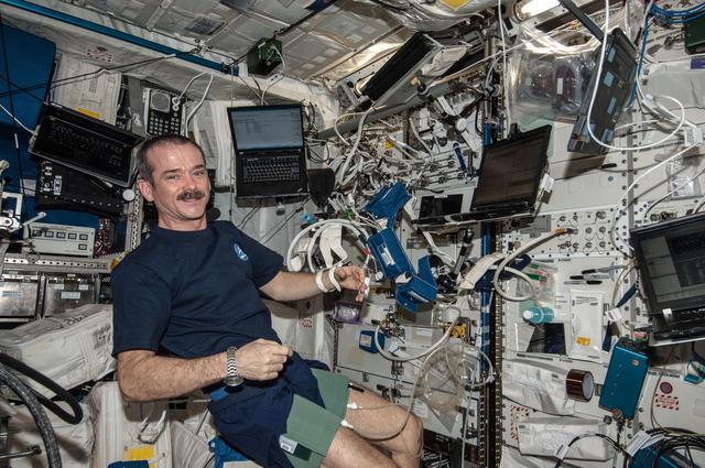 Hadfield during BP Reg Experiment Operations