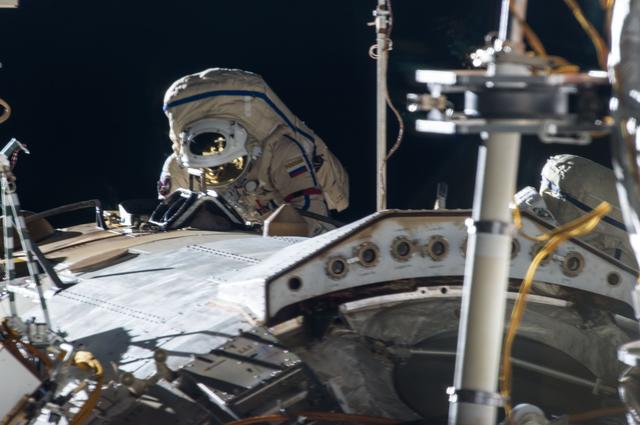 NASA image: Vinogradov during EVA 32
