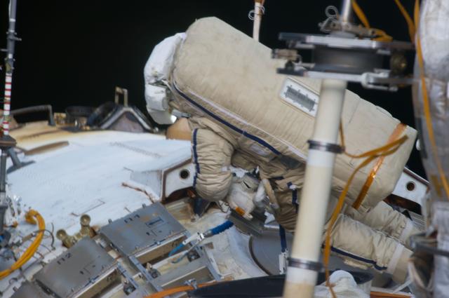 NASA image: Romanenko during EVA 32