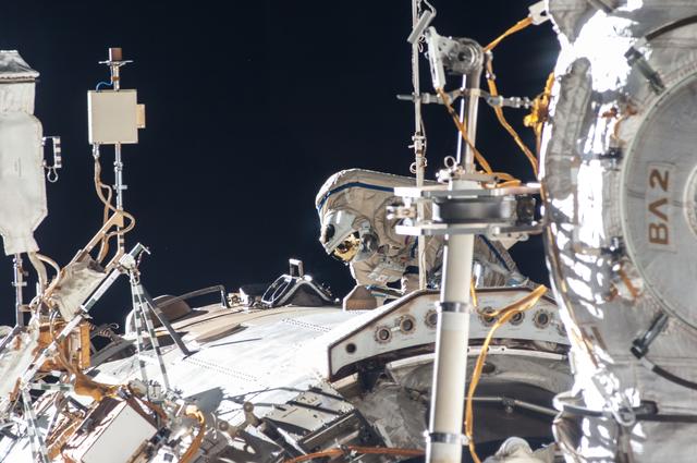 NASA image: Vinogradov during EVA 32